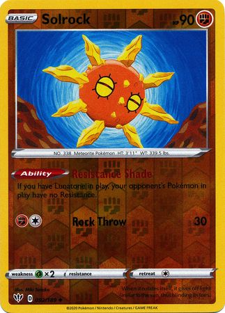 Buy Solrock | Darkness Ablaze | Pokemon Card Australia Brickheads Collectables Buy Solrock | Darkness Ablaze | Pokemon Card Australia Brickheads Collectables