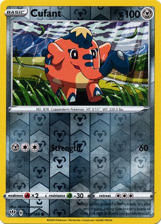 Cufant 131/189 Reverse Holo | Darkness Ablaze | Pokemon Card