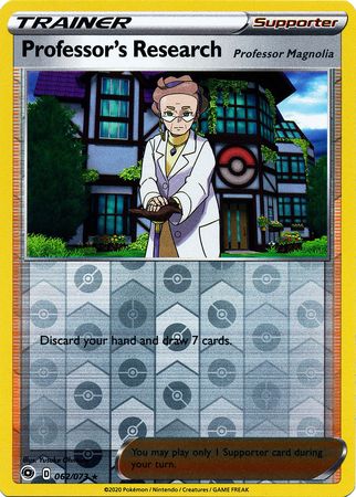 Professor's Research (Professor Magnolia) 62/73 Reverse Holo | Champion's Path | Pokemon Card