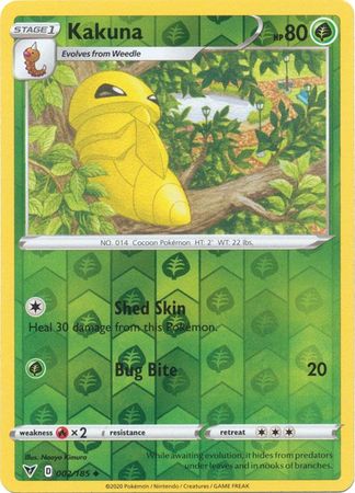 Kakuna 2/185 Reverse Holo | Vivid Voltage | Pokemon Card
