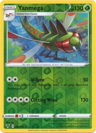 Yanmega 7/185 Reverse Holo | Vivid Voltage | Pokemon Card