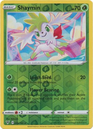 Shaymin 15/185 Reverse Holo | Vivid Voltage | Pokemon Card