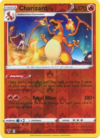 Charizard 25/185 Reverse Holo | Vivid Voltage | Pokemon Card