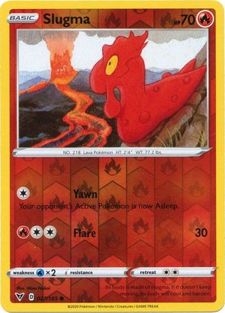 Slugma 27/185 Reverse Holo | Vivid Voltage | Pokemon Card