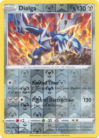 Dialga 121/185 Reverse Holo | Vivid Voltage | Pokemon Card