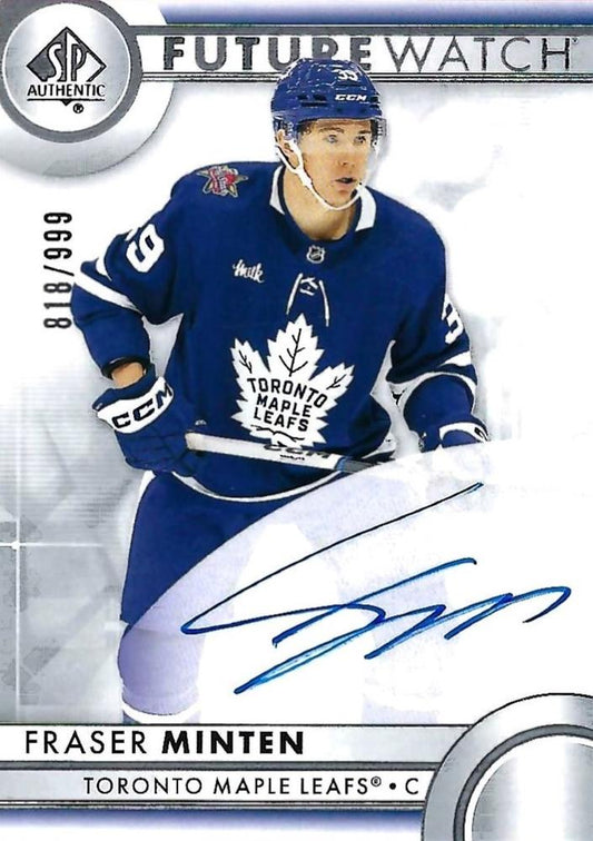 Fraser Minten #168 Toronto Maple Leafs | 2023-24 SP Authentic | NHL Trading Card