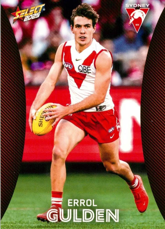 Errol Gulden #168 Sydney Swans | 2025 Select AFL Footy Stars | Trading Card