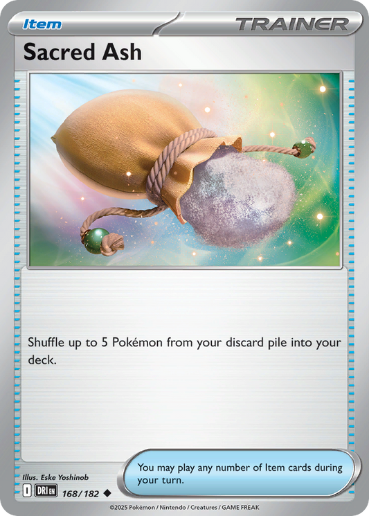 Sacred Ash 168/182 Uncommon | Destined Rivals | Pokemon Card