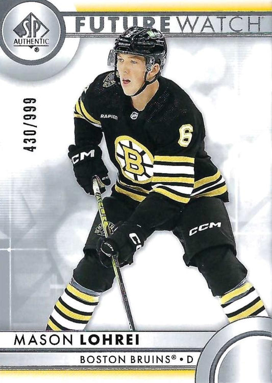 Mason Lohrei #169 Boston Bruins | 2023-24 SP Authentic | NHL Trading Card