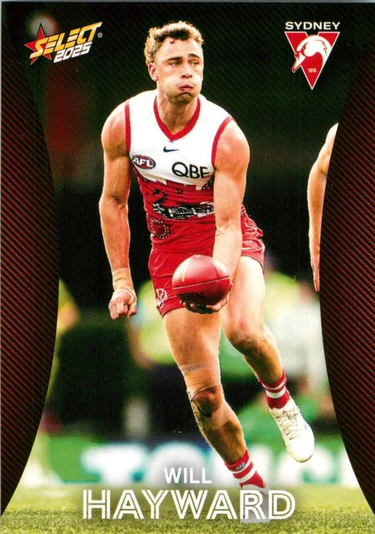 Will Hayward #169 Sydney Swans | 2025 Select AFL Footy Stars | Trading Card