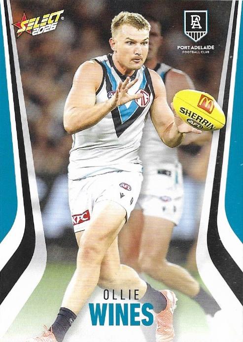 Ollie Wines #169 Port Adelaide Power | 2026 Select AFL Footy Stars | Trading Card