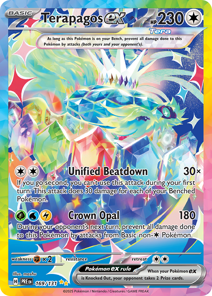 Terapagos ex 169/131 Special Illustration Rare | Prismatic Evolutions | Pokemon Card