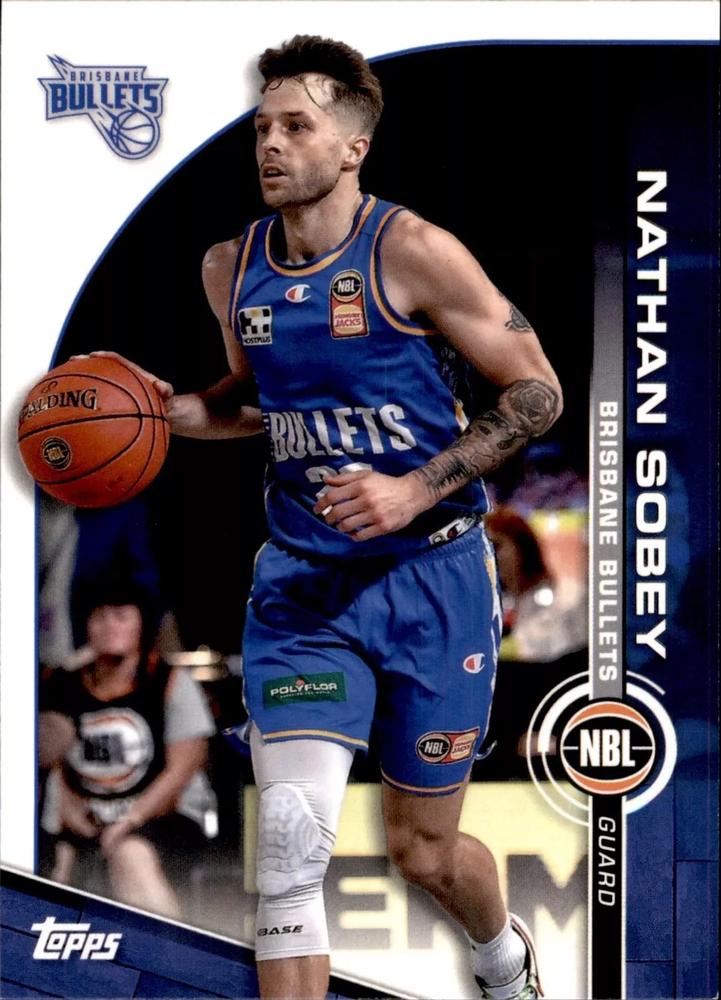 Nathan Sobey #16 Brisbane Bullets | 2023-24 Topps NBL | NBL Trading Card