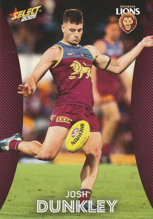 Josh Dunkley #16 Brisbane Lions | 2025 Select AFL Footy Stars | Trading Card