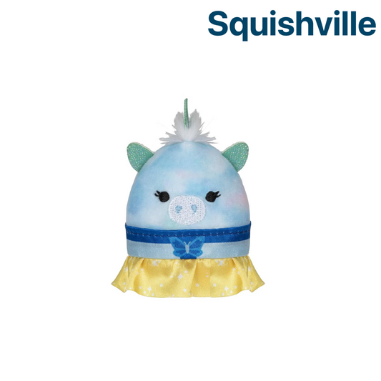 Gwen the Unicorn with Dress ~ 2" Individual SERIES 10 Squishville by Squishmallows