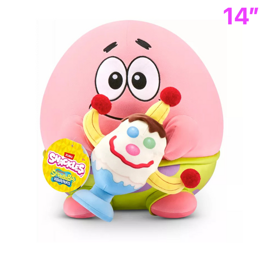 Patrick Star ~ Zuru Snackles Plush Mini Plush 14"