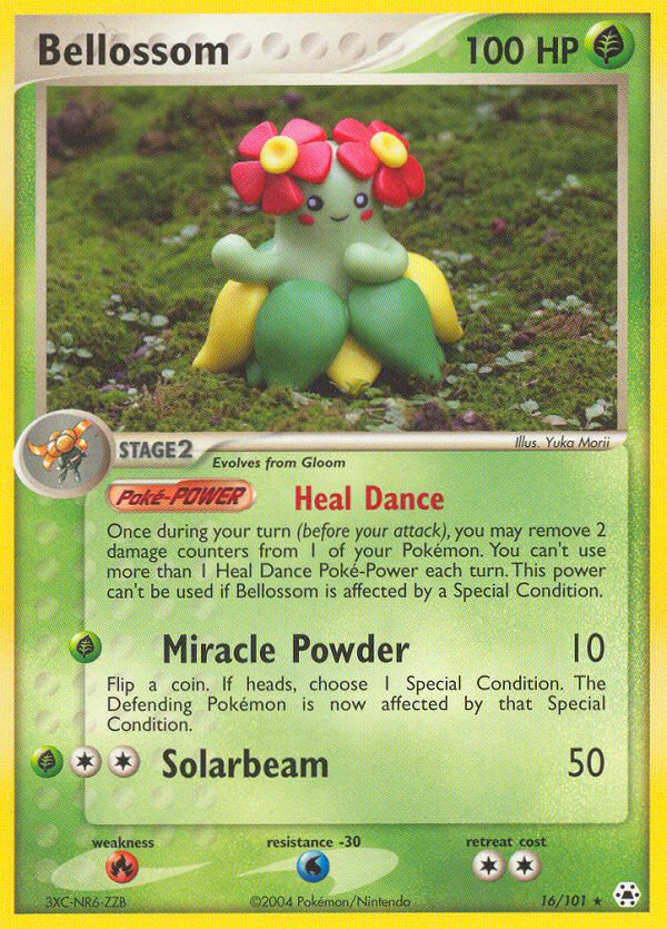 Bellossom 16/101 Rare | Hidden Legends | Pokemon Card
