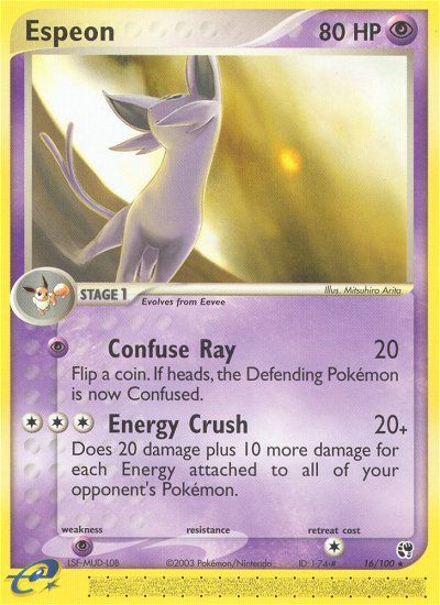 Espeon 16/100 Rare | Sandstorm | Pokemon Card