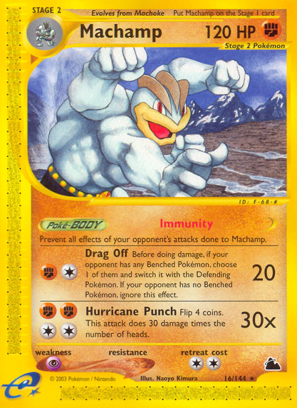 Machamp 16/144 Rare | Skyridge | Pokemon Card