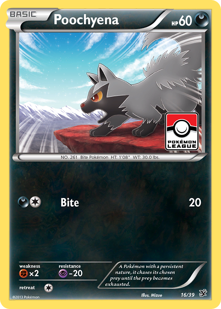 Poochyena 16/39  | Kalos Starter Set | Pokemon Card