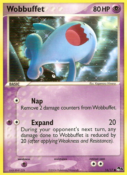 Wobbuffet 16/17 Common | POP Series 4 | Pokemon Card