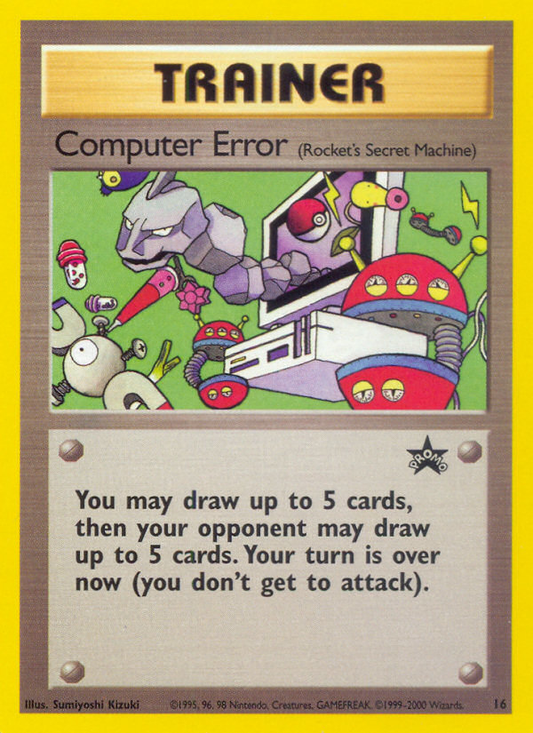 Computer Error 16/53 Promo | Wizards Black Star Promos | Pokemon Card