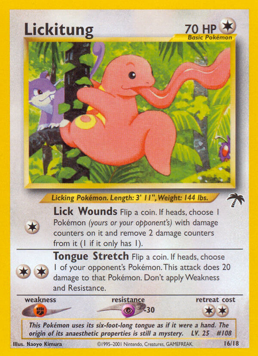 Lickitung 16/18  | Southern Islands | Pokemon Card