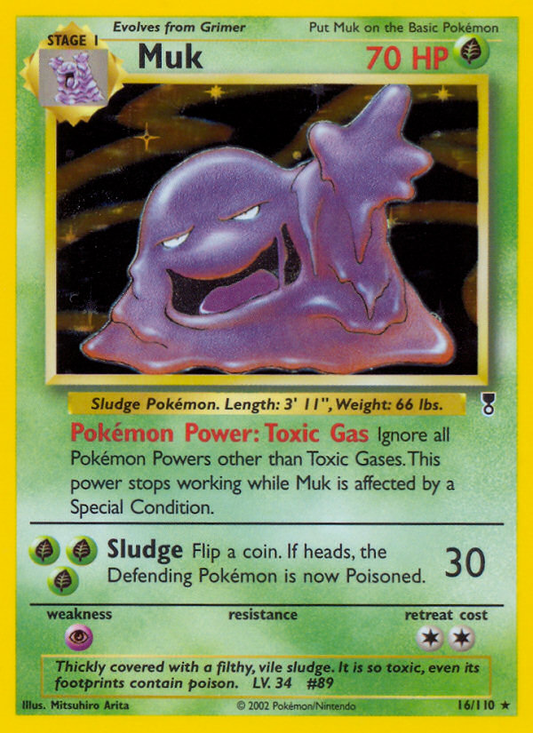 Muk 16/110 Rare Holo | Legendary Collection | Pokemon Card