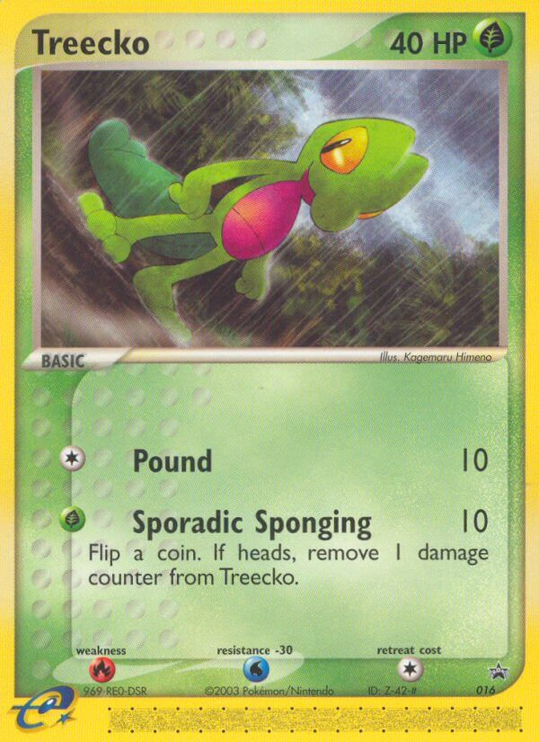 Treecko #16 Promo | Nintendo Black Star Promos | Pokemon Card
