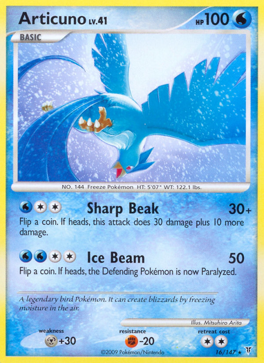 Articuno 16/147 Rare | Supreme Victors | Pokemon Card