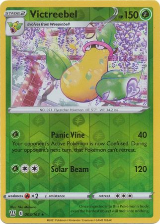 Victreebel 3/163 Reverse Holo | Battle Styles | Pokemon Card