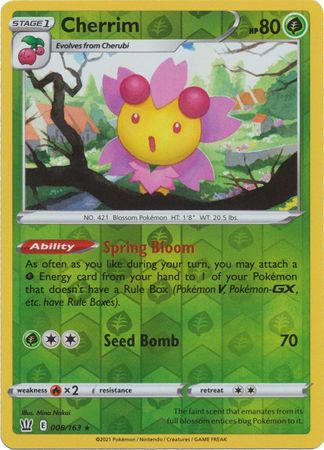 Cherrim 8/163 Reverse Holo | Battle Styles | Pokemon Card