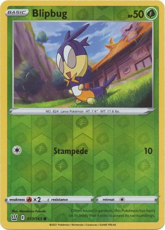 Blipbug 17/163 Reverse Holo | Battle Styles | Pokemon Card