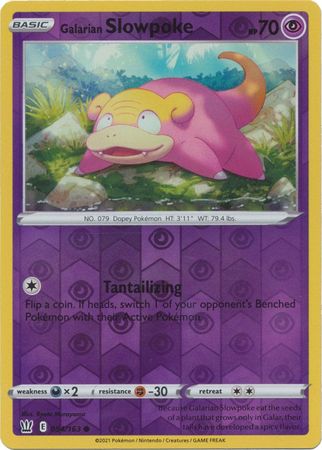 Galarian Slowpoke 54/163 Reverse Holo | Battle Styles | Pokemon Card
