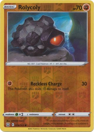 Rolycoly 78/163 Reverse Holo | Battle Styles | Pokemon Card