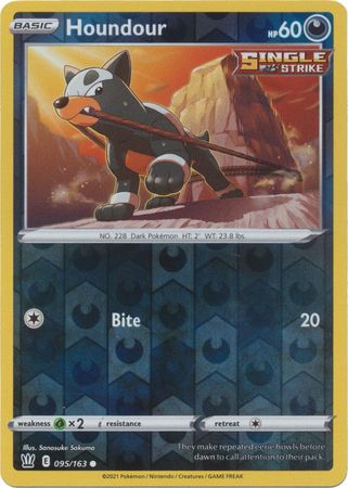 Houndour 95/163 Reverse Holo | Battle Styles | Pokemon Card