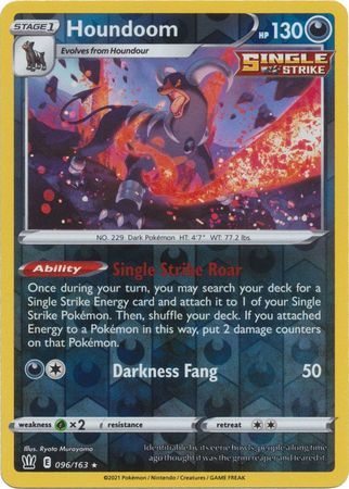 Houndoom 96/163 Reverse Holo | Battle Styles | Pokemon Card