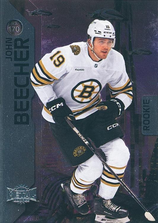 John Beecher #170 Boston Bruins | 2023-24 SkyBox Metal Universe | NHL Trading Card