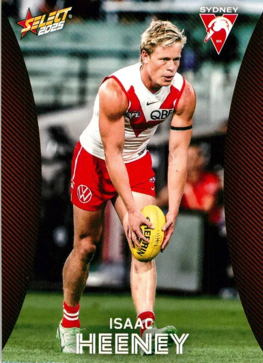 Isaac Heeney #170 Sydney Swans | 2025 Select AFL Footy Stars | Trading Card
