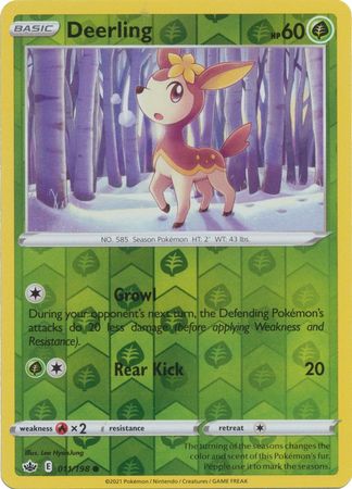 Deerling 11/198 Reverse Holo | Chilling Reign | Pokemon Card
