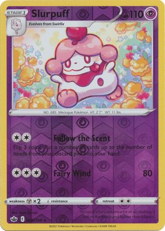 Slurpuff 68/198 Reverse Holo | Chilling Reign | Pokemon Card
