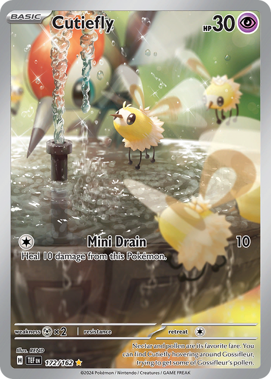 Cutiefly 172/162 Illustration Rare | Temporal Forces | Pokemon Card