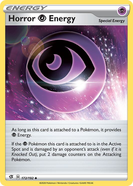Horror Psychic Energy 172/192 Uncommon | Rebel Clash | Pokemon Card