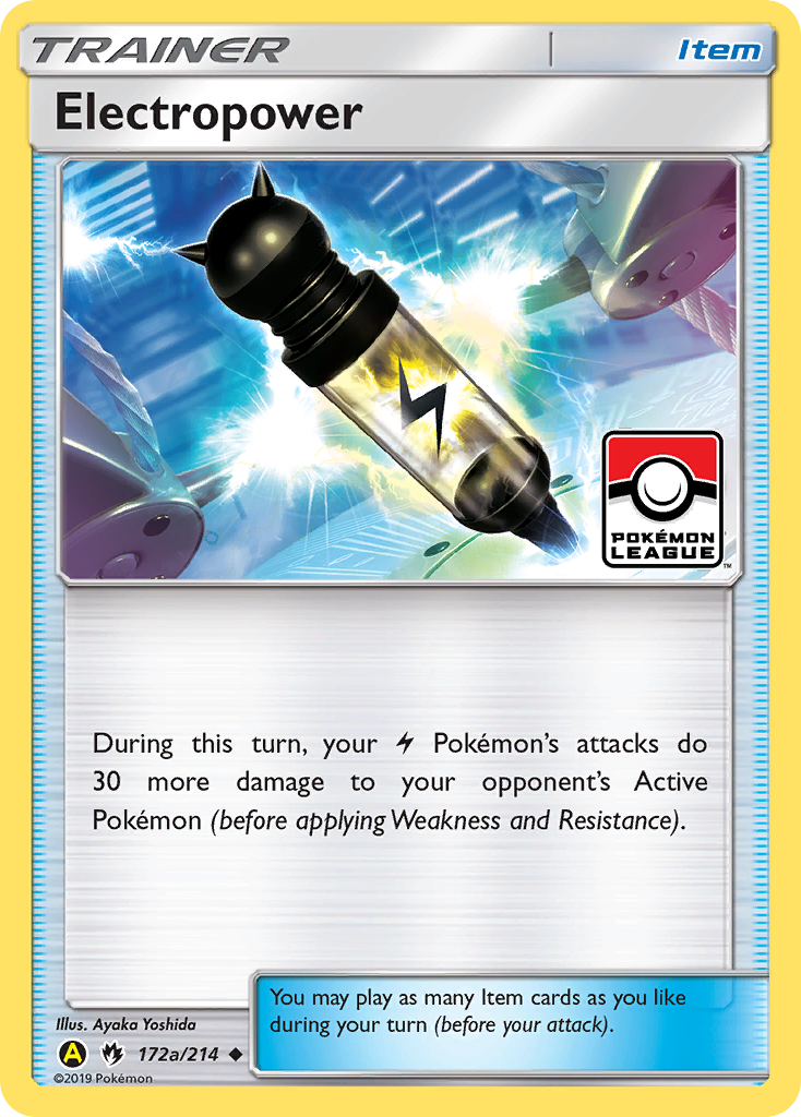 Electropower 172a/214 Uncommon | Lost Thunder | Pokemon Card