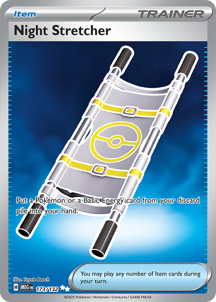 Night Stretcher 173/132 Ultra Rare | Mega Evolution | Pokemon Card