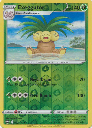 Exeggutor 2/172 Reverse Holo | Brilliant Stars | Pokemon Card