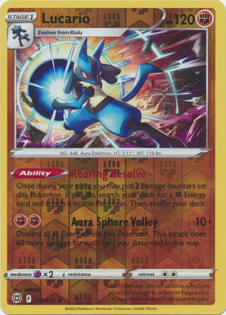 Lucario 79/172 Reverse Holo | Brilliant Stars | Pokemon Card