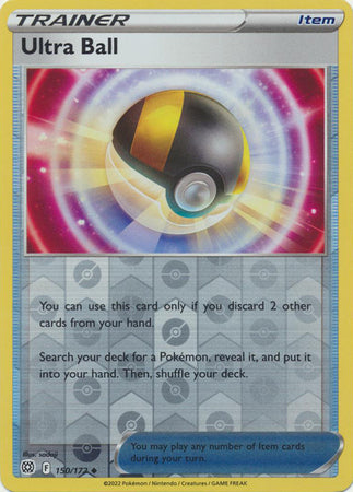 Ultra Ball 150/172 Reverse Holo | Brilliant Stars | Pokemon Card