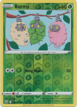 Burmy 9/172 Reverse Holo | Brilliant Stars | Pokemon Card