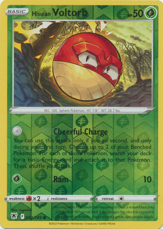 Hisuian Voltorb 2/189 Reverse Holo | Astral Radiance | Pokemon Card